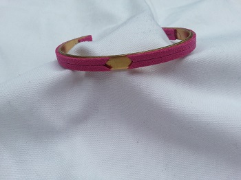 Bracelet laiton rose