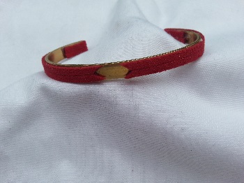 Bracelet laiton rouge